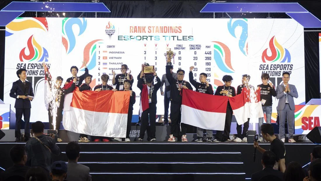 Pecah Rekor! Indonesia Taklukkan Asia Tenggara, Juara Umum SEA Esports Nations Cup 2026 dengan 5 Medali Gemilang!