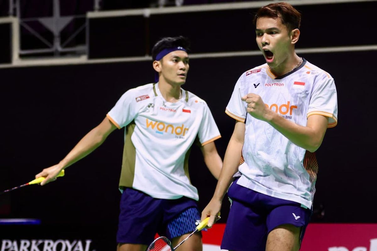 Hasil Polytron Indonesia Open 2026: Fajar dan Rian Tembus 16 Besar